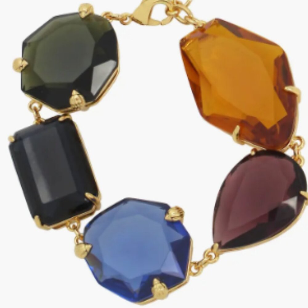 2 Piece KURT GEIGER LONDON Crystal Stone Necklace & Bracelet - Picture 10 of 13